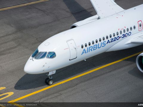 A220 reveal: first arrival in Airbus livery 13 A220 reveal: first arrival in Airbus livery 13