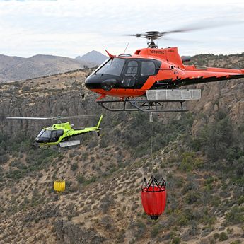 Rotortec's H125s equipped for firefighting mission Rotortec's H125s equipped for firefighting mission