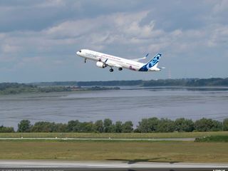 A321XLR First flight - take off A321XLR First flight - take off