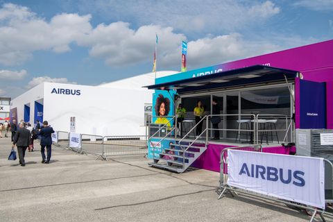 Paris Air Show 2023 Day 1 - Airbus HR Truck