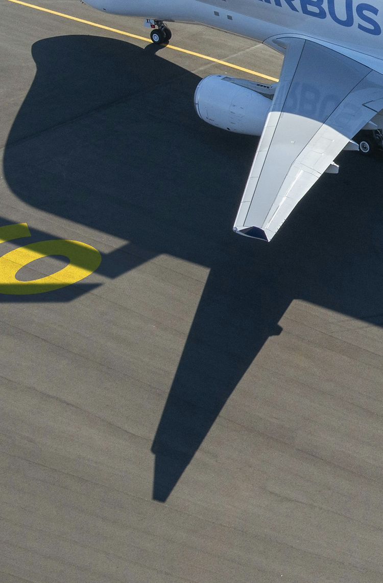 BelugaXL on runway BelugaXL on runway