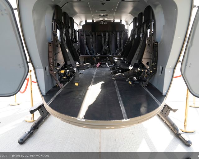 Dubai Airshow 2021 Day 2 - H145M interior view Dubai Airshow 2021 Day 2 - H145M interior view