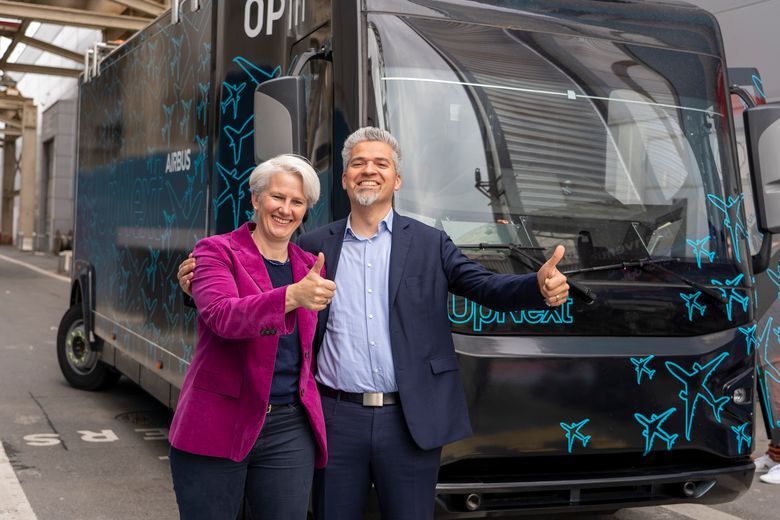 Sabine Klauke and Michael Augello at VivaTech Paris 2024    Sabine Klauke and Michael Augello at VivaTech Paris 2024