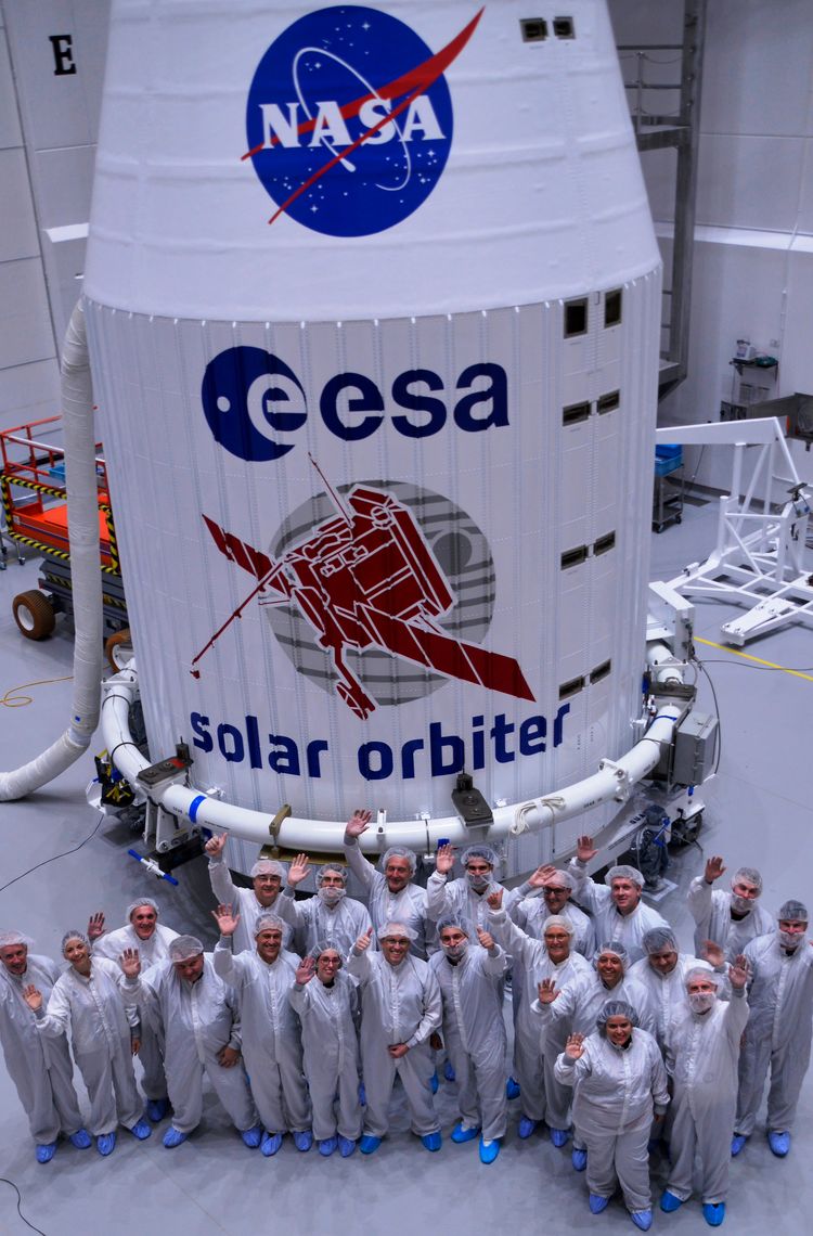 Solar Orbiter in white room - Ready to be launched Solar Orbiter in white room - Ready to be launched