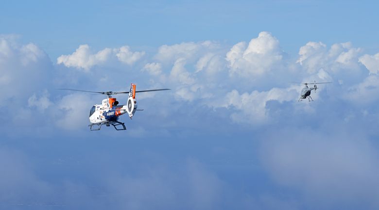 Airbus VSR700 with Flightlab during MUSHER exercise Airbus VSR700 with Flightlab during MUSHER exercise