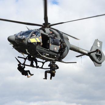 Lithuanian Border Guard's five bladed Airbus H145 Lithuanian Border Guard's five bladed Airbus H145