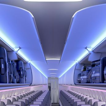 A220 Airspace cabin with Air Canada A220 Airspace cabin with Air Canada